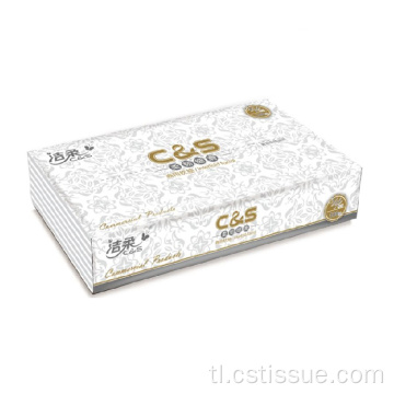 Malambot na disposable fold soft pack face facial tissue